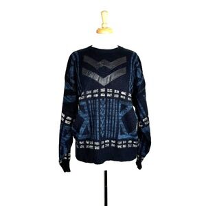 Exchange Unlimited Pullover Sweater VTG Geometric